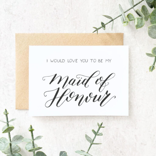 I-WOULD-LOVE-YOU-TO-BE-MY-MAID-OF-HONOUR-GREETING-CARD-CALLIGRAPHY-FLATLAY