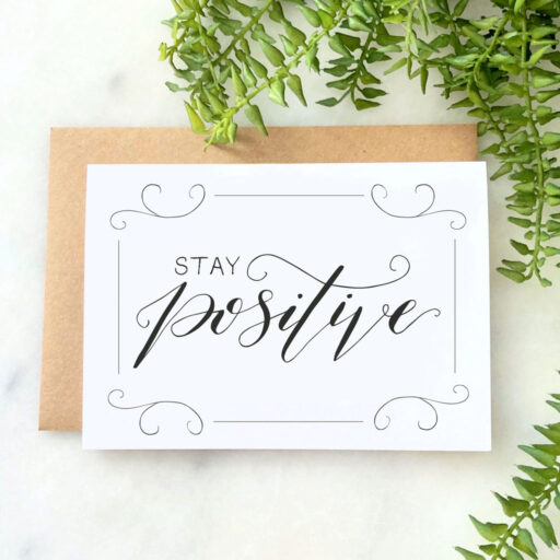 STAY-POSITIVE-GREETING-CARD-FRONT-FLATLAY