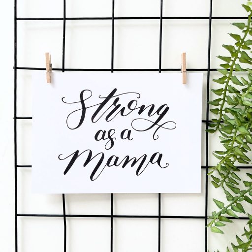 STRONG-AS-A-MAMA-POSTCARD