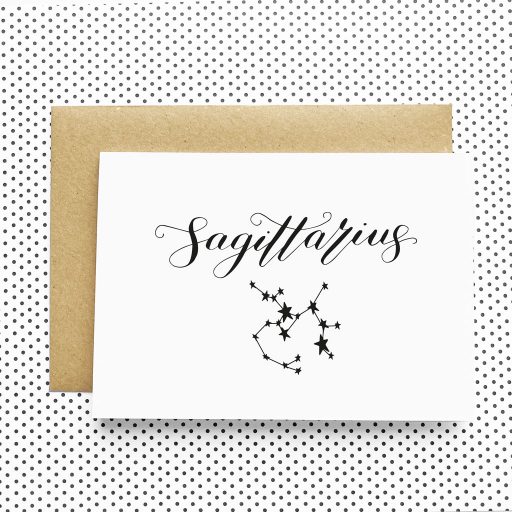 Sagittarius Greeting Card